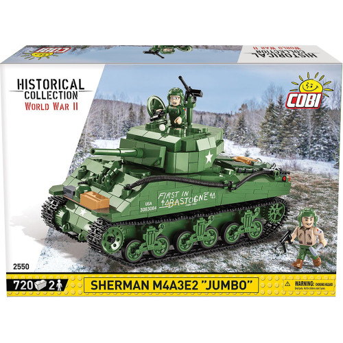 Sherman M4A3E2 Jumbo Tank Building Brick Set Main Image