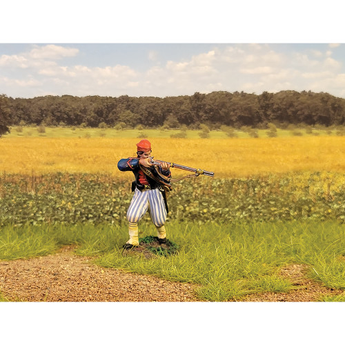 Louisiana Tiger Advancing Firing, 1861-62 1/30 Figure  William Britain (31505) Alt Image 1