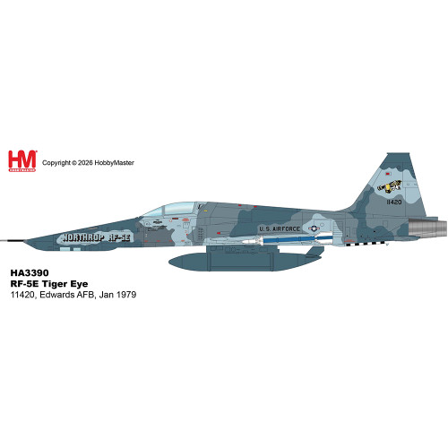 RF-5S Tiger Eye 1/72 Die Cast Model - HA3390 Edwards AFB Jan 1979 Main Image
