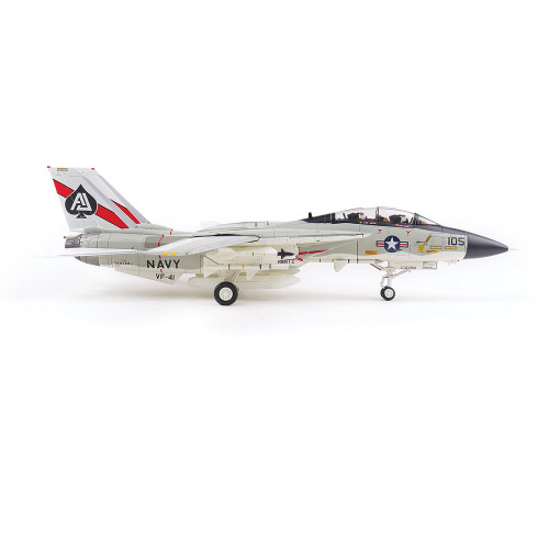 F-14A Tomcat 1/72 Die Cast Model - HA5261 VF-41Black Aces USS Nimitz 1978 Alt Image 3