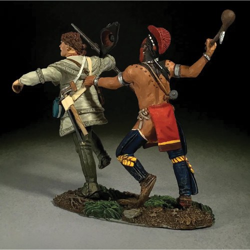 Woodland Indian Clubbing Continental Line 1/30 Figure Set William Britain (16072) Alt Image 1