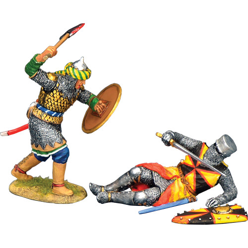 Attacking Saracen w/Fallen Crusader 1/30 Figure K&C (MK252) Main Image
