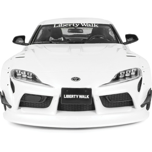 2025 Toyota GR Supra Liberty Walk Body Kit - White Pink 1:18 Scale Alt Image 7