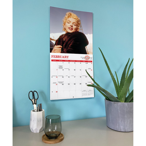 Marilyn Monroe B&W 2027 Wall Calendar CAROUSEL (270955)  Alt Image 5