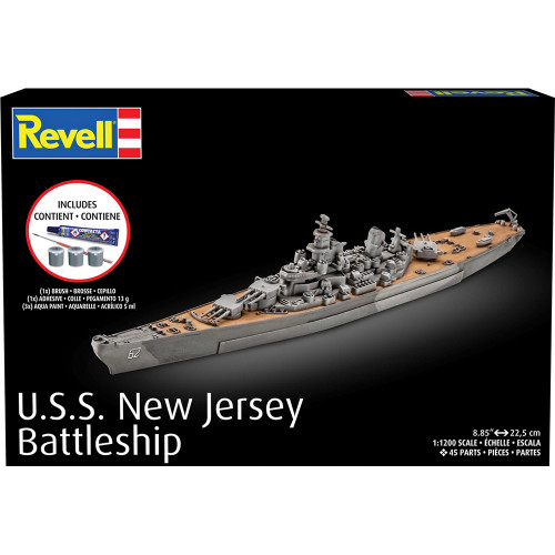 Battleship USS New Jersey Complete Model Kit Main Image