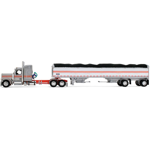 Peterbilt 589 with 58 Sleeper & 50' Wilson Pacesetter Grain Trailer Alt Image 2