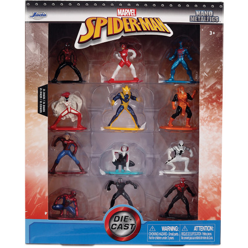 Marvel Spider-Man Nano Metal Figures 12-Pack Alt Image 6