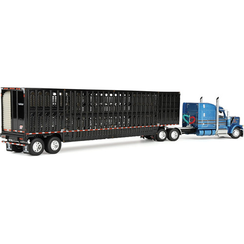Peterbilt 589 with 72 Sleeper & Wilson Silverstar Livestock Trailer Alt Image 1