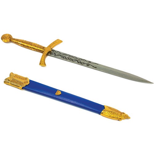 Medieval Dagger Replica: 14th Century France Style with Scab Alt Image 1
