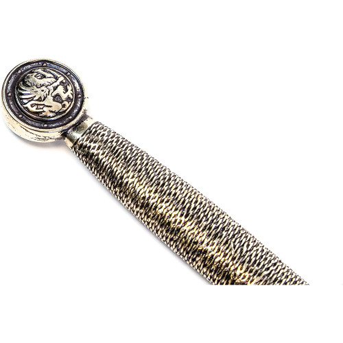 King Arthur Style Dagger Replica: Antique Silver Finish with Alt Image 6