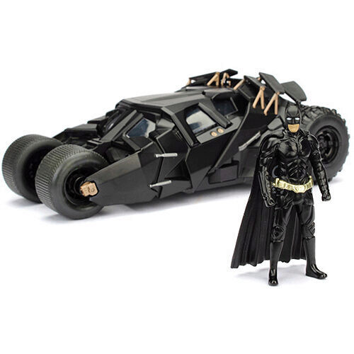 2008 Dark Knight Batmobile & Diecast Batman Alt Image 1