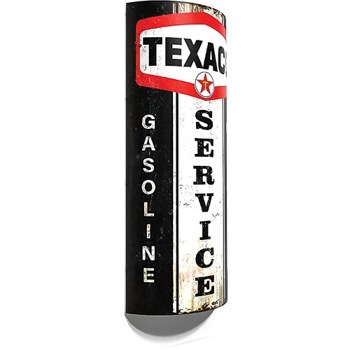 Texaco Rolled 3D Metal Sign Alt Image 1