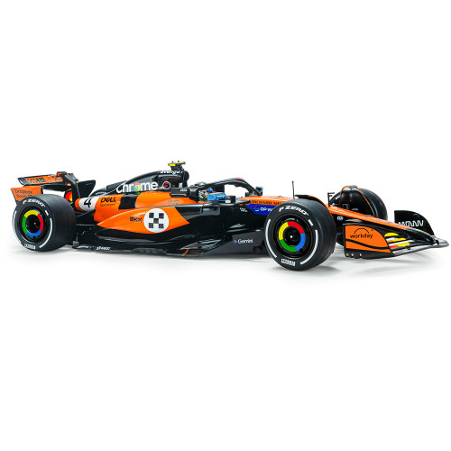 2025 F1 McLaren MCL39 Orange L.Norris #4 - GP Monaco Alt Image 3