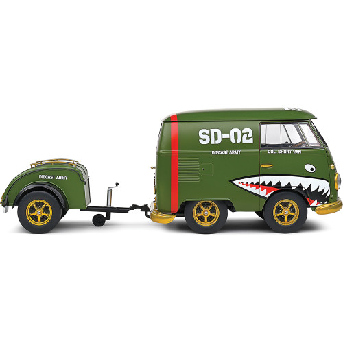 1950 Kool Kombi & Trailer - Green Alt Image 7
