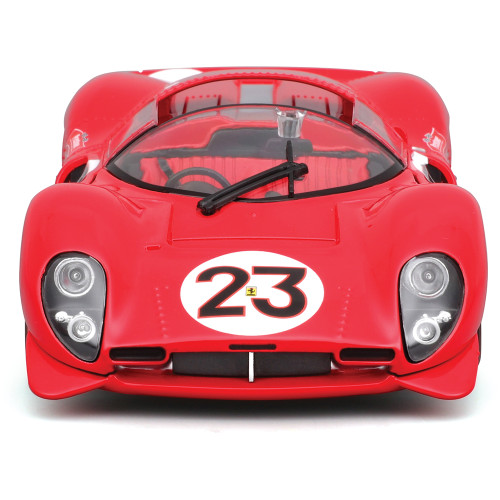 1967 Ferrari 330 P4 Daytona Diecast Model Kit - Red #23 Alt Image 3