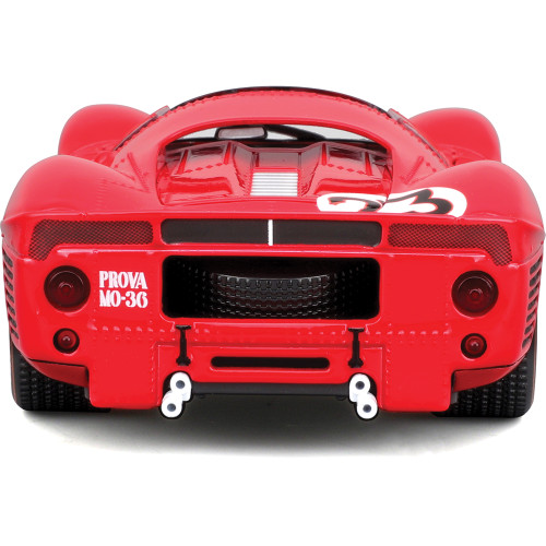 1967 Ferrari 330 P4 Daytona Diecast Model Kit - Red #23 Alt Image 4