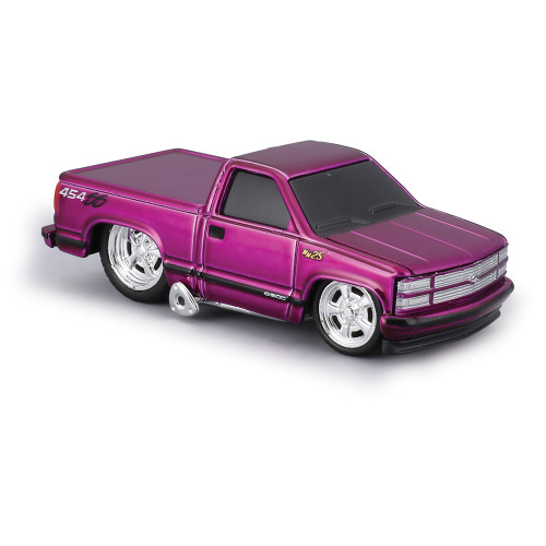 1993 Chevy 454 SS Pickup - Purple - Muscle Machines 25th Alt Image 1