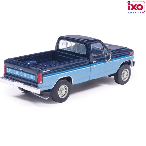 1981 Ford F-150 Custom Explorer Short Bed Styleside 4X2 - Midnight Blue Tu-Tone Alt Image 1