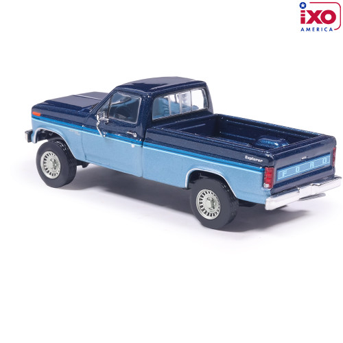 1981 Ford F-150 Custom Explorer Short Bed Styleside 4X2 - Midnight Blue Tu-Tone Alt Image 3