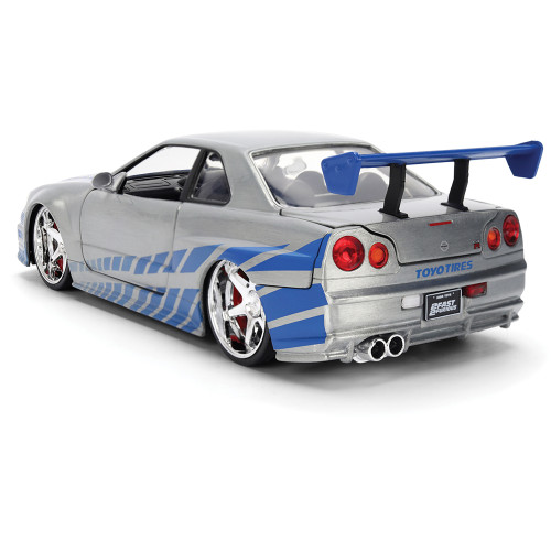 Fast & Furious 25th Anniversary BRIAN's Nissan Skyline GT-R - Brushed Metal Finish Alt Image 4