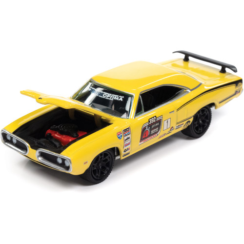 1970 Dodge Super Bee - Banana w/Optima Ultimate Street Car Race Graphics & Black Super Bee C Stripe Alt Image 1