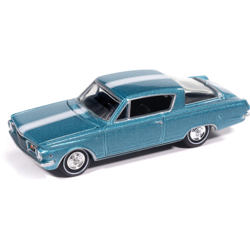 1965 Plymouth Barracuda Formula S - Medium Turquoise Poly w/White Stripe Main Image