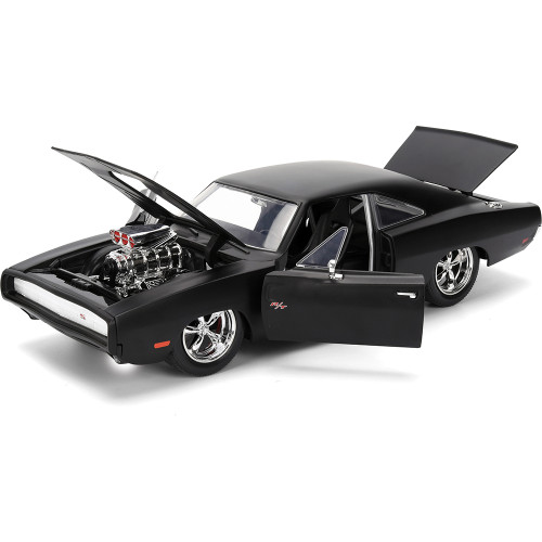 DOM's Dodge Charger R/T - Primer Black (Movie 4) Fast & Furious Alt Image 3