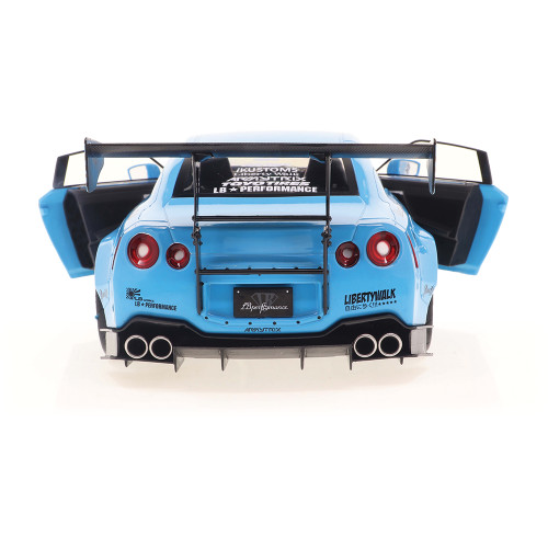 2024 Nissan GT-R (R35) Liberty Walk Body Kit - Baby Blue Alt Image 3