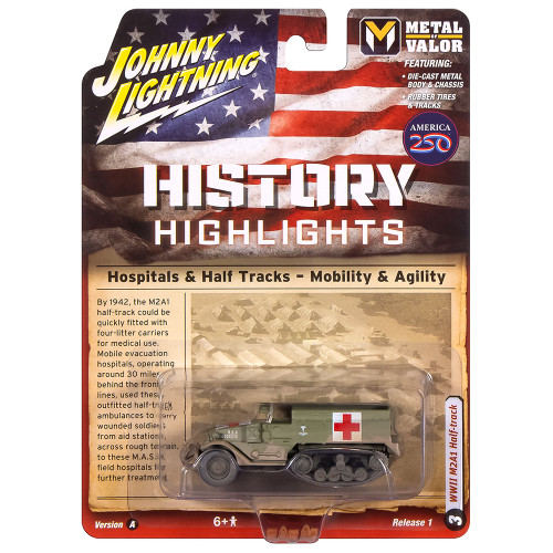 M2A1 Half Track Evac Ambulance - Olive Drab Alt Image 1