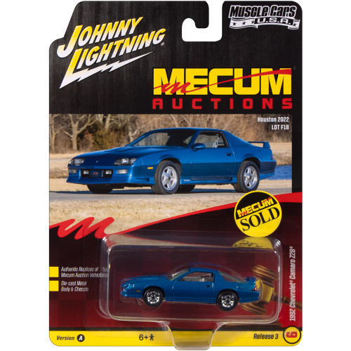 1992 Chevy Camaro Z28 Mecum Auctions - Medium Quasar Blue Alt Image 1
