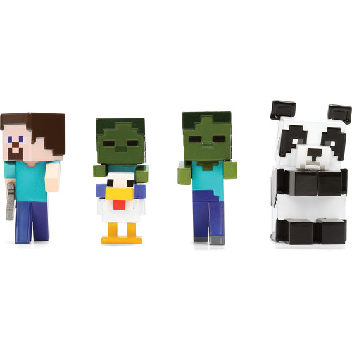 Minecraft Diecast Figure 4-Pack - Wave 7 Alt Image 1