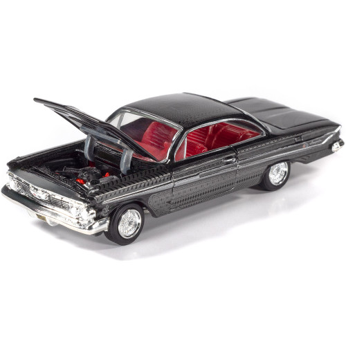 1958 Chevy Impala & 1961 Impala 2-pack - Metallic Magenta & Dark Silver Alt Image 1