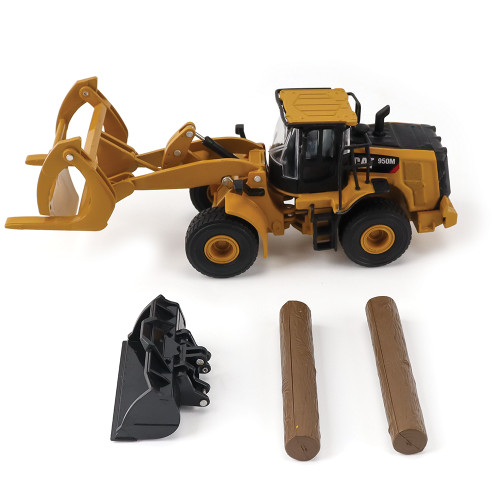 Caterpillar 950M Wheel Loader with Log fork and Wood Log Alt Image 1