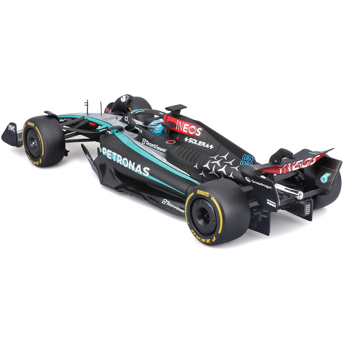 2024 F1 Mercedes W15 w/helmet - Russell #63 Alt Image 2