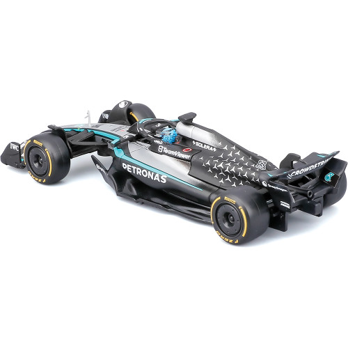 2025 F1 Mercedes W16 w/helmet - Russell #63 Alt Image 2