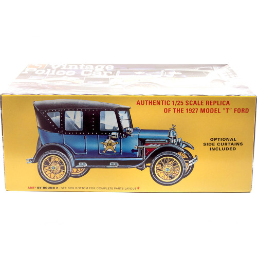 1927 Ford T Vintage Police Car 1/25 Kit Alt Image 2