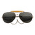 Aviator Air Force Style Sunglasses- Smoke Main Image