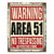 Warning Area 51 Main Image