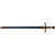 Denix 14th Century French Replica Sword with Blue Fleur De Lis Scabbard Main Image