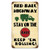 Red Ball Highway Metal Sign Main Image