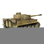 Sd.Kfz.181 PzKpfw VI Tiger Ausf. E 1/32 Die Cast Model #121 Schwere Panzerabteilung 501 1943 North African Front Alt Image 2