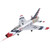 F-100 Super Sabre  1/72 Die Cast Model -  HA2124 Skyblazers, USAF, 1960 Season  (with decals for 6 airplanes) Main Image