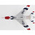 F-100 Super Sabre  1/72 Die Cast Model -  HA2124 Skyblazers, USAF, 1960 Season  (with decals for 6 airplanes) Alt Image 4