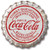 Coca Cola Weathered Bottle Cap Metal Sign  Desperate (BC2130) Main Image