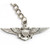 Navy Aviator Wings Keychain K634 Alt Image 1