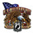 US Military Vet Eagle Plasma Metal Sign SM583 Main Image