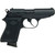 Replica James Bond PPK Style Black Finish 8MM Blank Firing Automatic Gun Alt Image 1