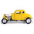 1932 FORD 5-WINDOW HOT ROD 1/18 Die Cast Model - YELLOW Motormax (73172B) Alt Image 2