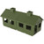 MPC Bunkhouse Building OD Green BMC TOYS (67110) Main Image