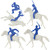 Civil War Cavalry 16pc Powder Blue Plastic Figure Playset BMC TOYS (67147) Alt Image 3